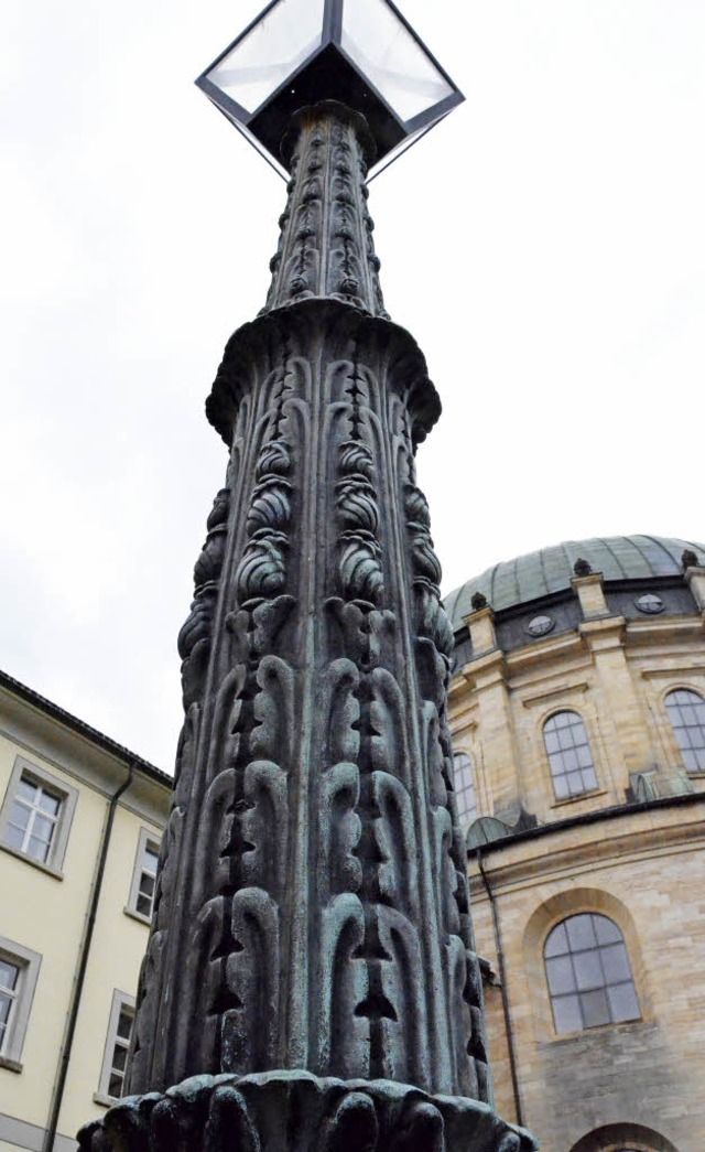 1913 wurde dieser Kandelaber in St. Blasien aufgestellt.   | Foto: T. Mutter