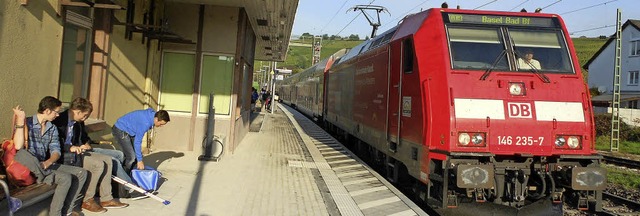 Wie viele Zge werden ab 2019 an Bahnh...r Fahrplan nicht in Stein gemeielt.    | Foto: Archivbild: Langelott