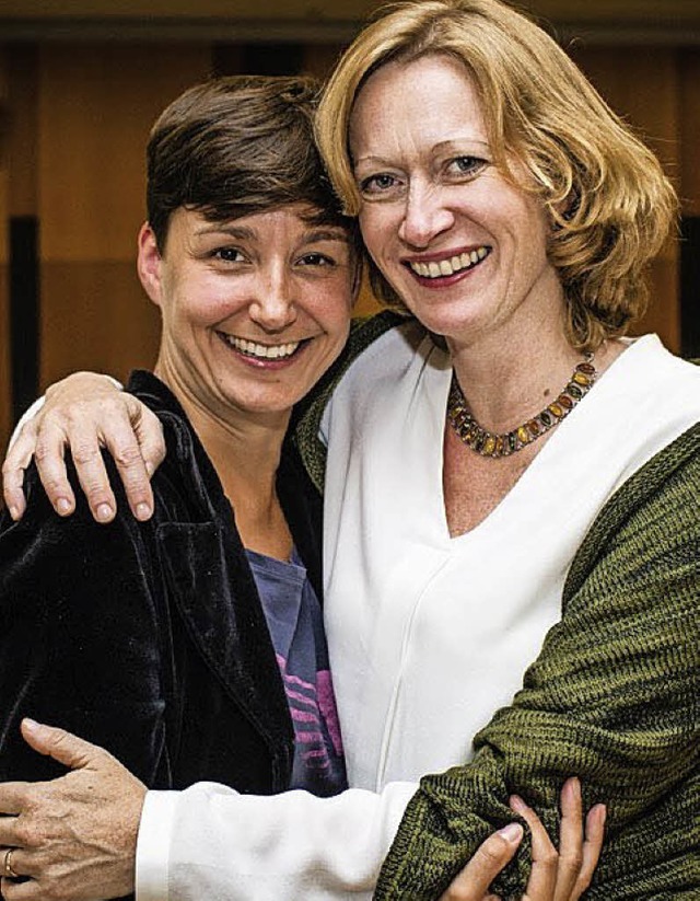 Kerstin Andreae (rechts) und Sandra Detzer  | Foto: Hermann