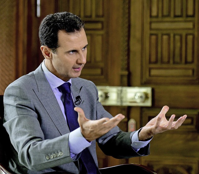 Baschar al-Assad (links) will   Aleppo...sind die Leidtragenden der Offensive.   | Foto: DPA/AFP