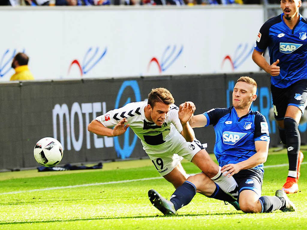 Umkmpftes Spiel in Hoffenheim.