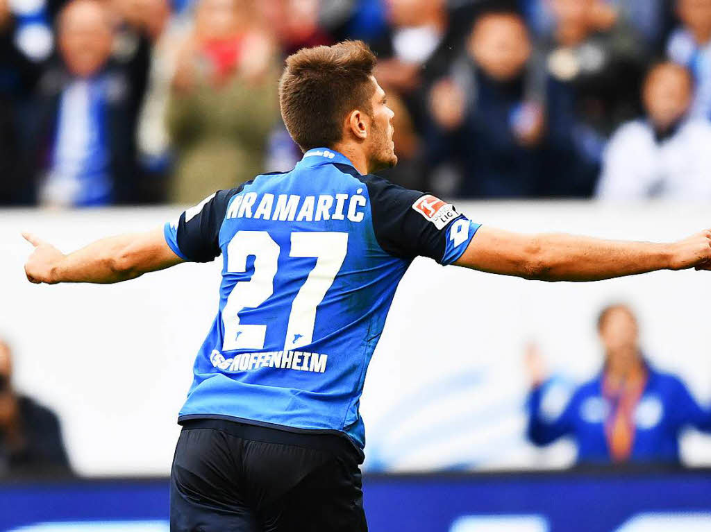 Kramaric anschlieend beim Jubel.