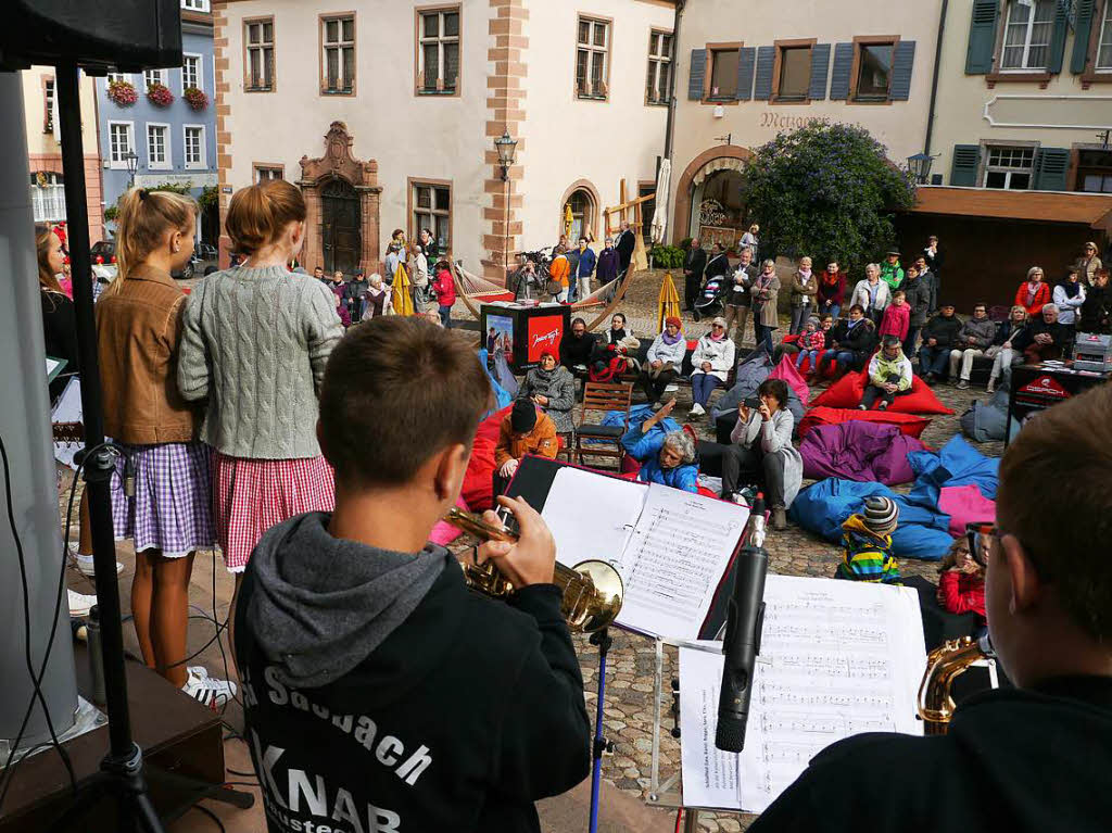 Die Schler der Stefan Zweig Realschule begeisterten mit Liedern aus dem Musical „Nai hmmer gsait!“