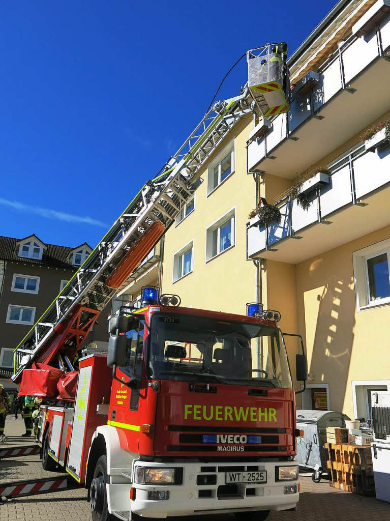 Feuerwehren aus der ganzen Region nahmen an der Chilbiprobe in Bonndorf teil.