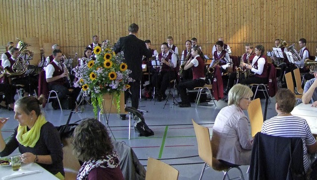 Der Biengener Musikverein unterhielt d...Patroziniumsfeier mit flotten Weisen.   | Foto: privat