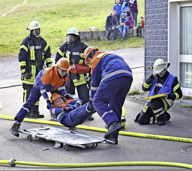 Menschrettung zhlte zu den Aufgaben b...ehr in der &#8222;Hinter Gass&#8220;.   | Foto: Gert Brichta