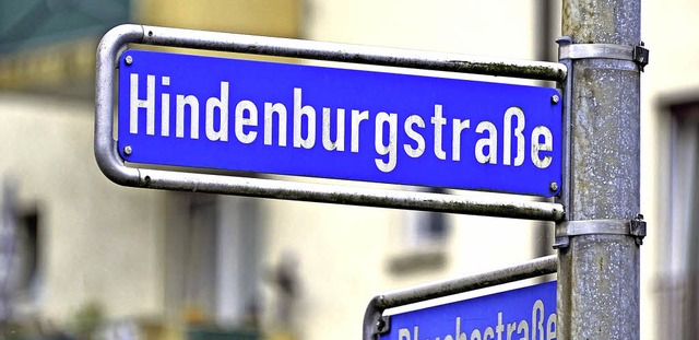 Streitfall Hindenburgstrae   | Foto: Michael Bamberger
