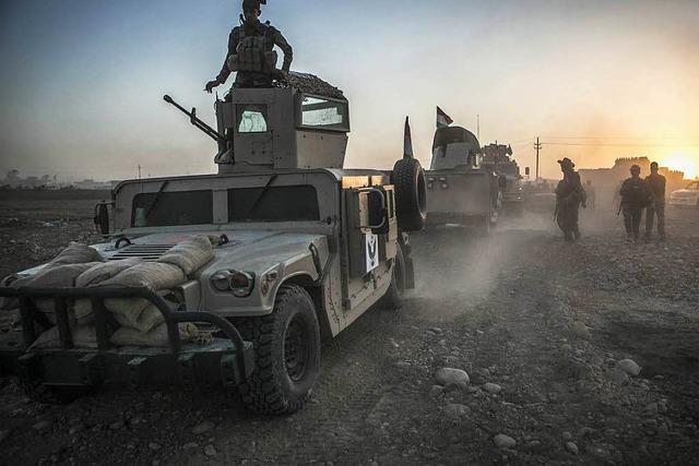 Irakische Streitkrfte greifen IS-Hochburg Mossul an
