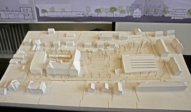Der Wettbewerbsentwurf vom Architektur... sein. Das beschloss der Gemeinderat.   | Foto: Marlies Jung-Knoblich