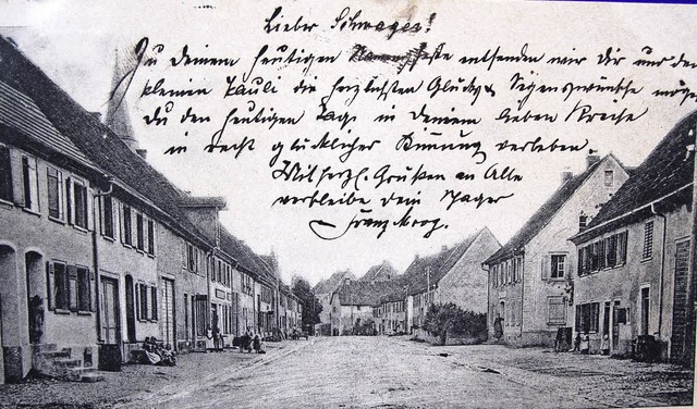 Eine alte Stadtansicht von Hfingen  m.... Aus der Sammlung von Dieter Friedt.   | Foto: Repro: Dieter Friedt