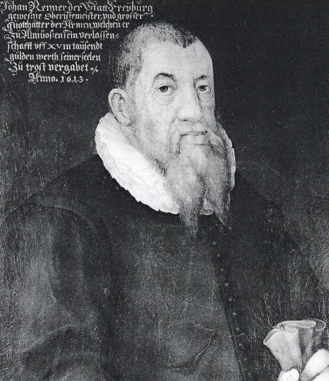 Johann Jacob Renner, lbild um 1613  | Foto: Stiftungsverwaltung