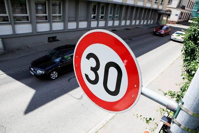 Goethestrae wird Tempo-30-Zone