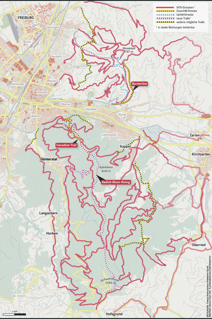 Singletrails freiburg