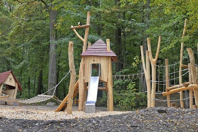 Ein Waldspielplatz nicht nur fr Kinder