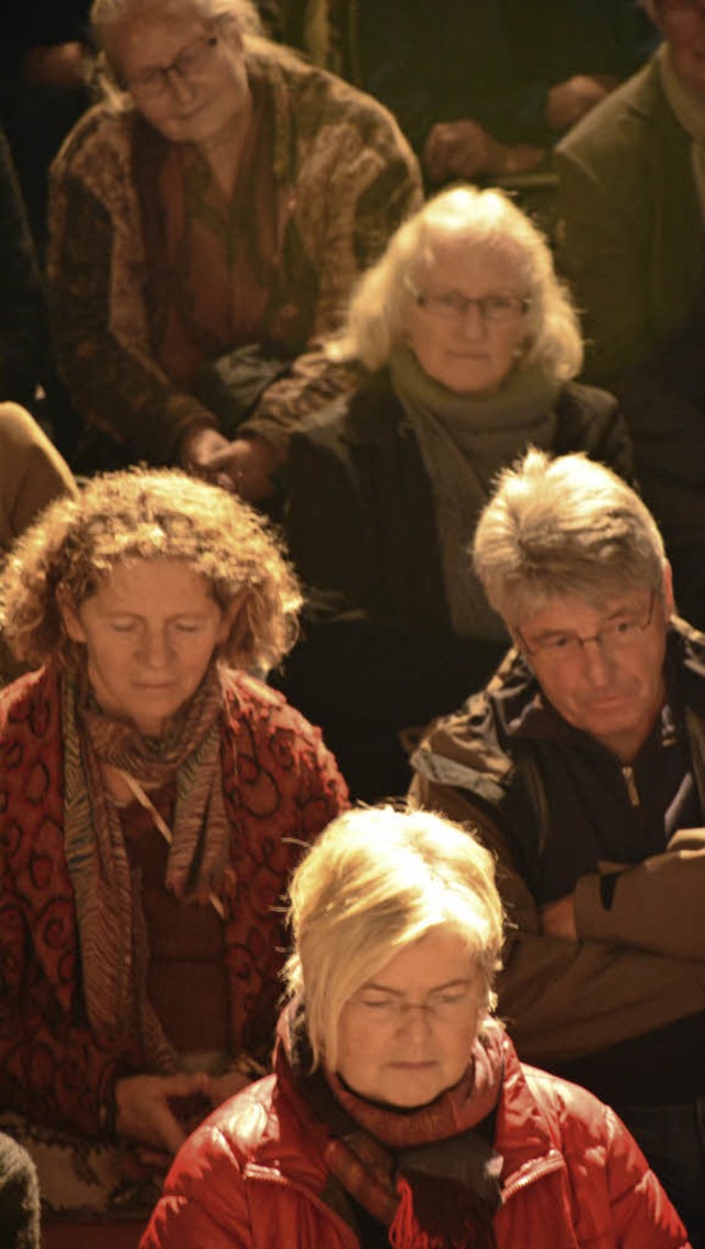 Zuhrer beim Konzert im Keller des Weiler Wasserwerks  | Foto: Hannes Lauber