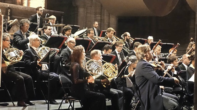 Das Sinfonieorchester Basel gastiert im Burghof.   | Foto: Roswitha Frey