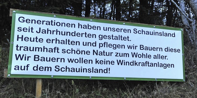 Es geht nicht nur um das Landschaftsbi...dem Hundsrcken und Haldenkpfe wehren  | Foto: Markus Zimmermann