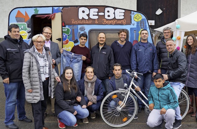 Flchtlinge reparieren nicht nur Fahrr...8222;Rebe&#8220; startete in Schnau.   | Foto: Verena Wehrle