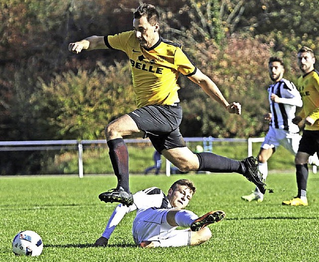 <BZ-FotoAnlauf>Landesliga:</BZ-FotoAnl...bei der 2:6-Niederlage in Laufenburg.   | Foto: Hecht