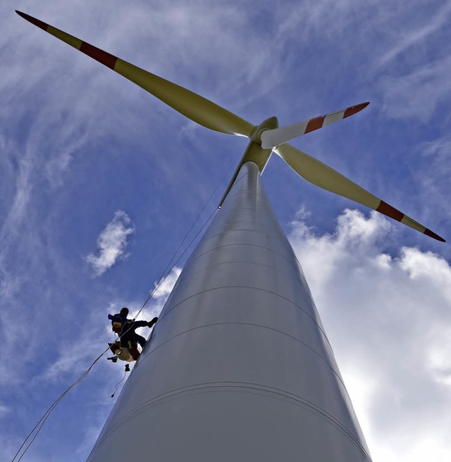 Europische Windkraftanlagenbauer habe...China kaum eine Chance auf dem Markt.   | Foto: DPA