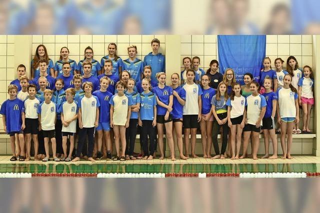 Regio-Nachwuchsschwimmer glnzen beim Badenfinale