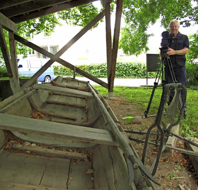 Das filmische Portrt der Reblandgemei... vor dem Museum &#8211; ein Kraftakt.   | Foto: Schtz