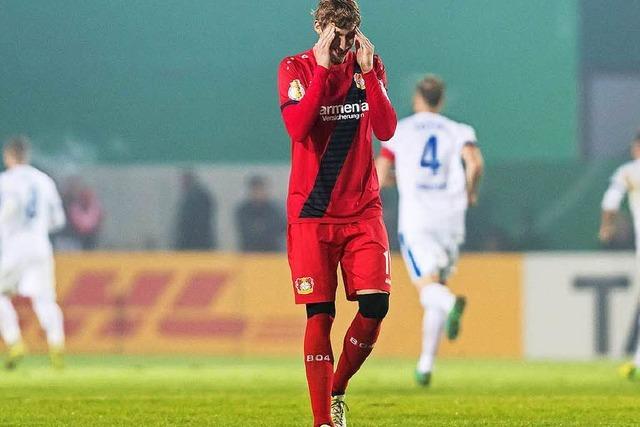 Sensation in Lotte: Leverkusen fliegt raus