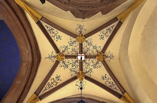 Gewlbe in der Pfarrkirche St. Gallus in Kirchzarten  | Foto: Martin Mller