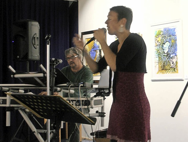 Steffi Lais feierte beim Konzert mit M...rsaal ihr 25-jhriges Bhnenjubilum.   | Foto: privat
