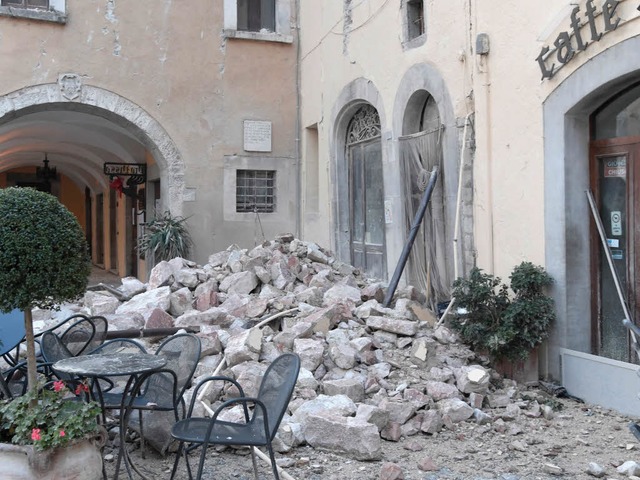 Das erste Beben hatte eine Strke von 5,5, das zweite eine von 6,1.  | Foto: AFP