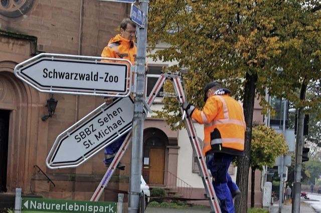 Arbeiten im Schilderwald