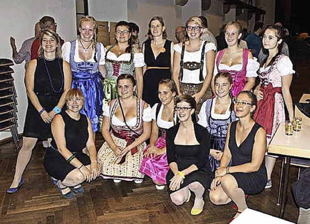 Die Kappler Musikerinnen der Band KaKa...er, der Frauenband Brassessoires auf.   | Foto: Privat