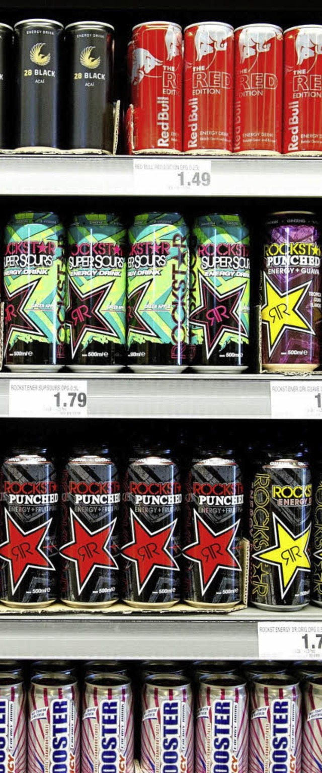 Energydrinks enthalten Koffein &#8211; das hat Auswirkungen.   | Foto: dpa