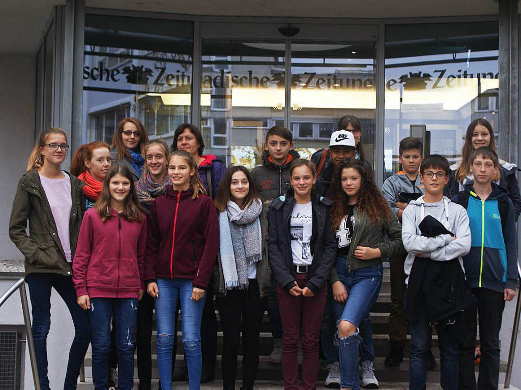 Klasse 8c der Max-Planck-Realschule Bad Krozingen