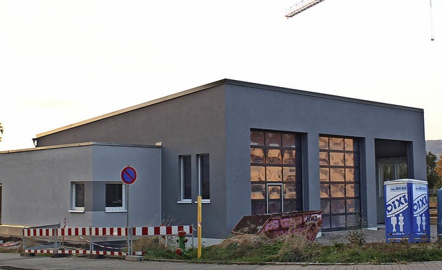 Hllsteins neues Feuerwehrgertehaus.   | Foto: Bertsch