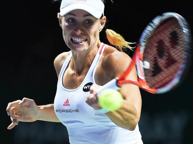 Im Eiltempo ins Finale von Singapur: d...Nummer eins der weiblichen Tenniswelt.  | Foto: AFP