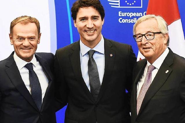 Ceta-Vertrag zwischen EU und Kanada unterzeichnet