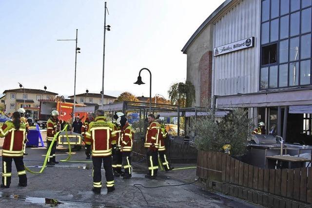 Schwelbrand setzt Billardzentrum lahm