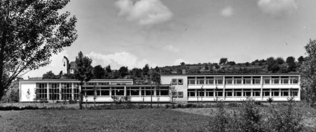 Die heutige Tunibergschule wurde ab 19...eich aus das Vergleichsfoto entstand.   | Foto: Archiv Hans-Jrgen Oehler/Ingo Schneider