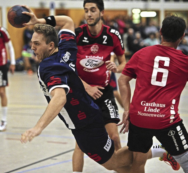 <BZ-FotoAnlauf>Handball-Bezirksklasse:... Derbysieg gegen den TuS Nonnenweier.   | Foto: Schaller