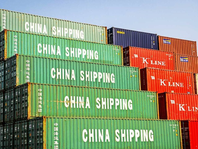 Vom Handel mit China profitiert die Bundesrepublik stark.   | Foto: DPA