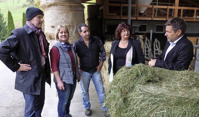 Schleswig-Holsteins Landwirtschaftsmin...neisen ber Probleme der Vermarktung.   | Foto: Eberhard Gross