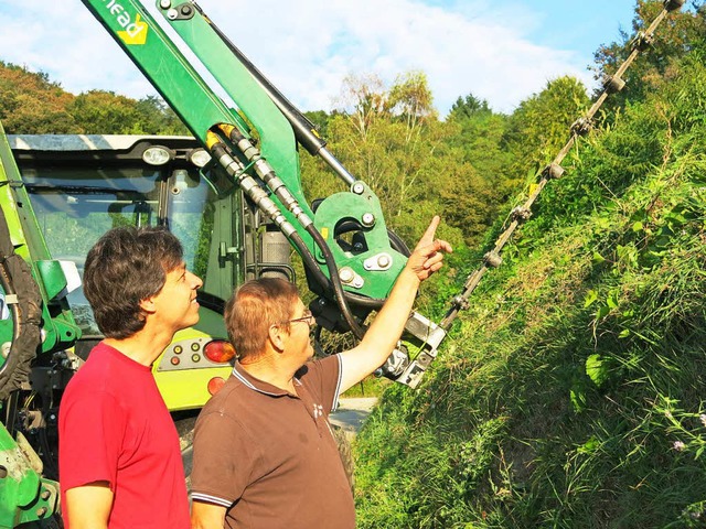 Reinhold Treiber, Geschftsfhrer des ...ler bernehmen die sorgfltige Arbeit.  | Foto: Claudia Mller