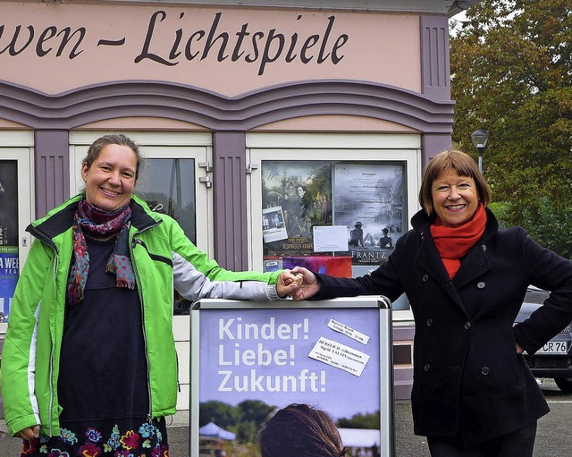 Marion Grnberg-Schrter und  Sigrid Faltin.   | Foto: Ute Schler