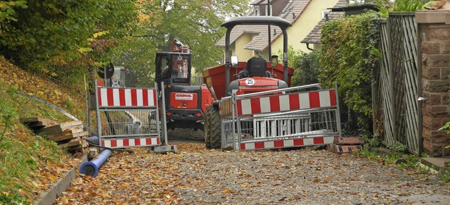 Der Reuteweg in Ebringen wird derzeit ...rsberuhigten Bereich umwidmen lassen.   | Foto: Privat