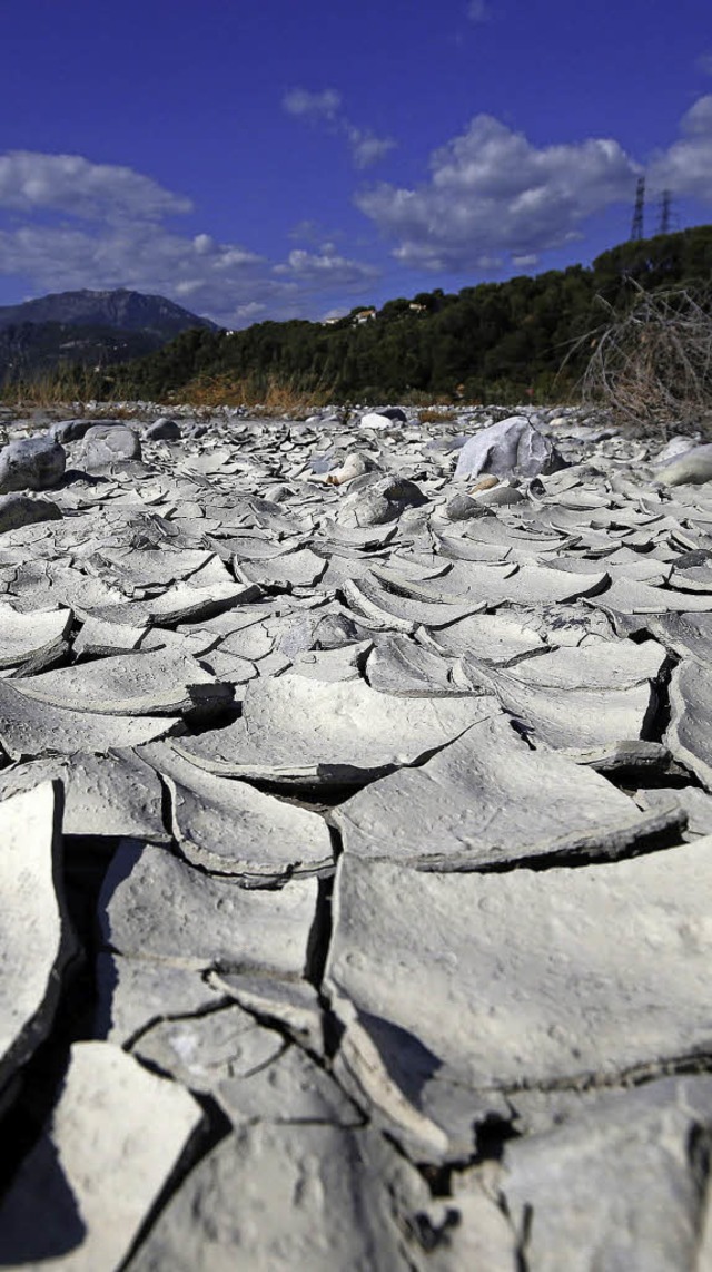 Auch eine Folge des Klimawandels:  aus...s Bachbett im September in Frankreich   | Foto: dpa