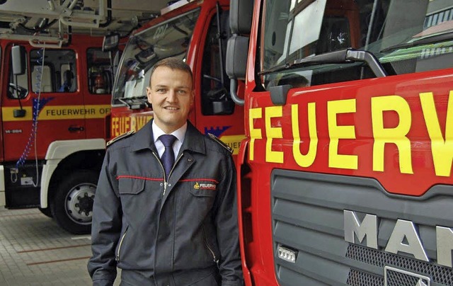 berzeugter Feuerwehrmann und Brandschutzexperte: Markus Pehlke.   | Foto: Tebbel