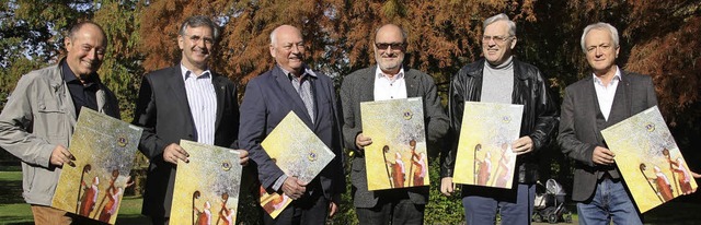 Die Mitglieder des Lions Clubs Bad Kro...nn Lanz, Gerhard Jost, Jochen Rdecke.  | Foto: Hans Jrgen Kugler