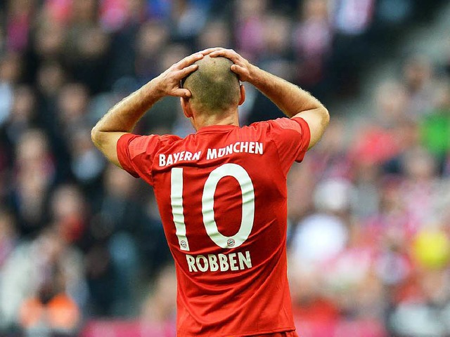 Punkte liegen lassen: Arjen Robben und...knnen 1899 Hoffenheim nicht besiegen.  | Foto: dpa