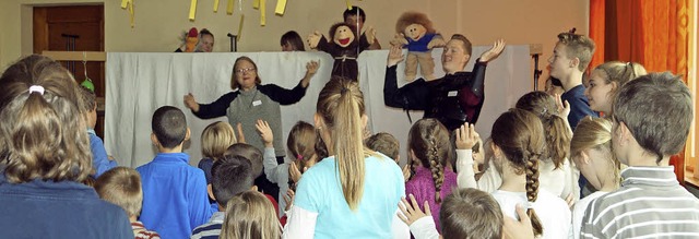 Zum Abschluss gab es beim Kindertag de...nin Eva-Maria Glck und Patrick Hofer.  | Foto: Silke Hartenstein